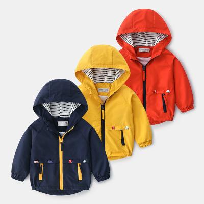 China 2020 Sustainable Kids Clothes Hooded Anorak Baby Boys Jackets Kids Waterproof Zipper Hoodies for sale