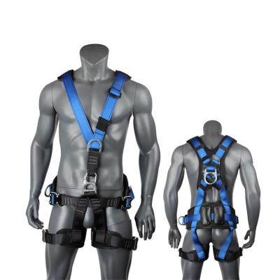 China High tenacity polyester mountaineering rescue rescue protective device Full-body occupational safety harness for sale