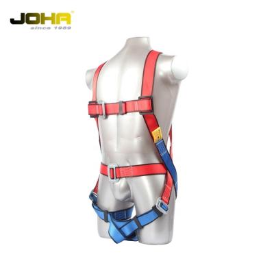 China Arrest Fall Polyester Toughness Tops Full Body Safety Harness Equipment Kits With Back Hanging Point for sale