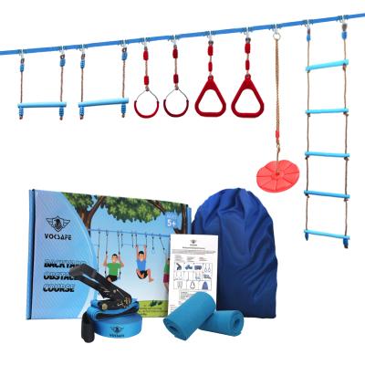 China Kids Climbing Backyard New Arrivals Ninja Warrior Obstacle Lines Kids Training 2021 for sale