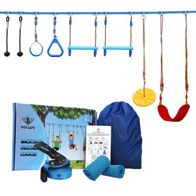 China Kids Climbing Training For The 2021 Outdoor Backyard Newcomers Hanging Obstacle Course Equipment For Kids for sale