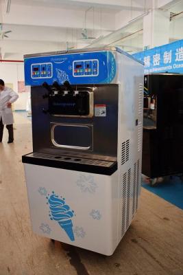 China 【Two Systems.Aspera Compressor】OceanPower OP865C Big Capacity Floor model Frozen Yogurt Soft Ice Cream Machine. for sale