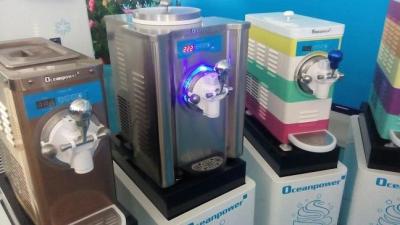 China Hot-sale in UK Oceanpower mini soft ice cream machine with beltless gearbox for sale