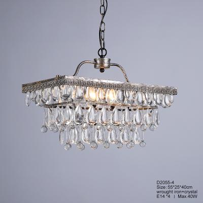 China Crystal Pendant Lights European Style Luxurious Elegant Crystal Chandelier Home Hotel Modern large Crystal Chandelier Pendant Lamp for sale