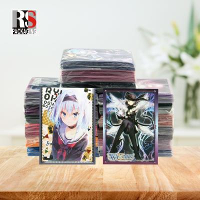 China Hot Stamping Gaming Card Sleeves Protection PP Custom Card Protector Sleeves for sale