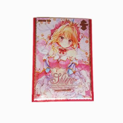 China Tabletop Plastic Anime Game Card Protector Sleeves Customized Size And Printed Logo for sale