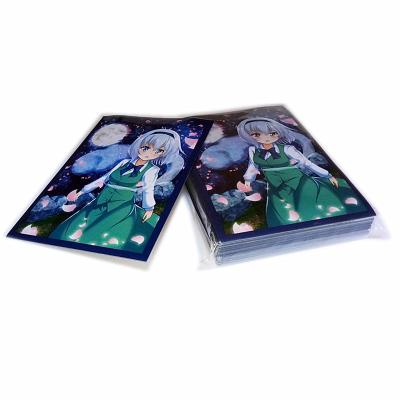 China Protector de tarjetas personalizadas transparentes Mangas Holograma OPP Protectores de tarjetas de visita de plástico en venta