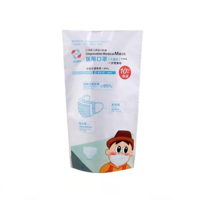 Chine Fermeture à glissière imprimé Poly sac debout sac chaussettes en plastique sac d'emballage étanche à l'humidité à vendre