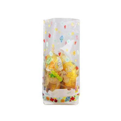 China Square Bottom OPP Bag Custom Design For Packing Snacks In Clear Or Customized Colors for sale