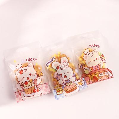 China Hard Candy Transparent Opp Header Bag Recyclable Cellophane Bags For Food Packaging for sale