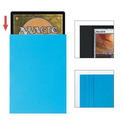 China Custom Black-Lined Premium Incredível Força Anti-Glare Mtg Matte Trading Card Sleeves à venda