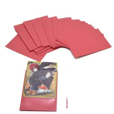 China Logotipo personalizado ODM Transparente Soft Plastic Trading Game Card Protector Manga Para Anime Yugioh Mtg Tcg à venda