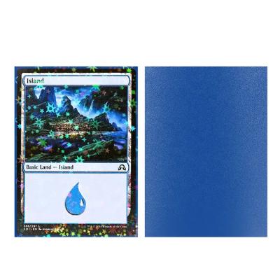 Chine Galaxy Effects Hologram Mtg Taille standard Non Rub Off Retour mat Manches de cartes holographiques à vendre