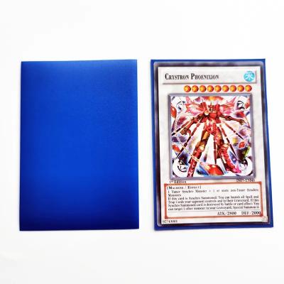 China 66x91 Mm Premium PP Yu-Gi-Oh Trading Multicolor Card Sleeves Clear Matte Game Yugioh Cards Plastic Sleeves for sale