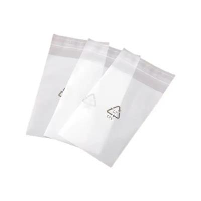 China Custom Transparent Clear Cpe Packing Self Adhesive Plastic Bag For Packaging for sale