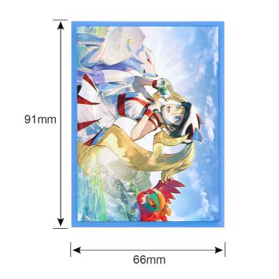 Cina Soft 66*91MM 100PCS Yugioh Foto Topload Matte Maniche di carte di gioco olografico in vendita