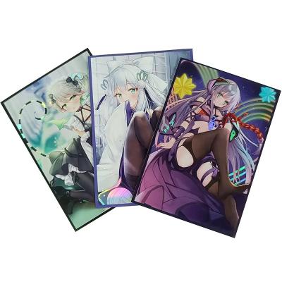 China Gepersonaliseerde Holo Printing Art Yugioh MTG TCG Hologram Anime Custom Trading Board Game Card Sleeves Te koop