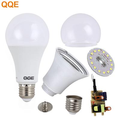 China 3W 5W 7W 9W 12W 15W 18W ledbulb E27 B22 LED bulb energy saving bulb parts SKD residential accessories raw material parts for sale