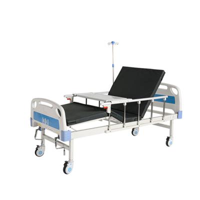 China Large Material Steel Portable Hospital Bed Sheets Hospital Cardiac Foldable Bed for sale