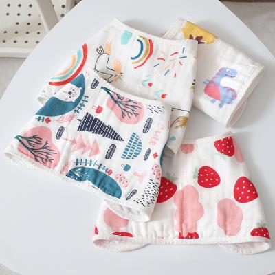 China Eco-Friendly Sustainable Wholesale Soft 2 Pcs C'dear Cotton Muslin Organic Baby Burp Cloths, Bib Bandanas And Towel Scarf for sale