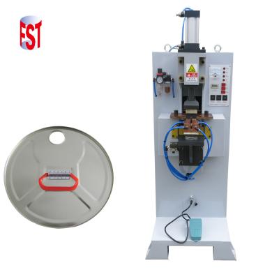 China Metal Can Lug Spot Welding Machine Metal Tin Can Lug Single Sided Spot Welding Machine for sale