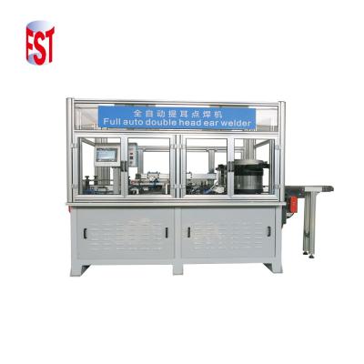 China 20Liter Chemical Automatic Paint Pail Ear Feeding Spot Welding Machine for sale