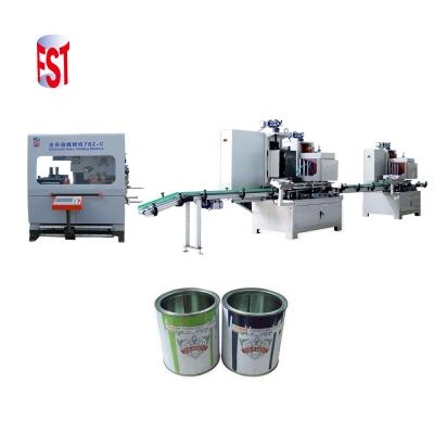 China Chemical Automatic Metal Tin Can Making Machine Production Line for sale