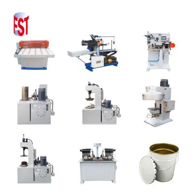 China Semi Automatic Food Tin Can Production Line Machine Make Tin Cans for sale