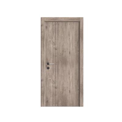 China Modern Design Waterproof High Quality Interior Veneer Sliding Door Wooden MDF Interior Laminated Door For Apartment for sale