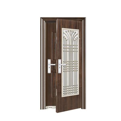 China Best Quality Modern Design Modern Factory Hot Selling Security Steel Door Cheap Panel for sale