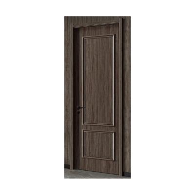 China 2021 waterproof new design fashionable in current interior melamine laminate plywood hdf veneer wood interior door for sale