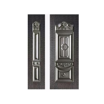 China Door Plate Metal Door Skin Steel Cold Rolled Iron Single Embossed Sheet For Security Door Exterior Laminate Door Skins for sale