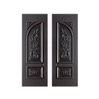 China Latest Door Plate Design Embossed Steel Metal Door Skin Cold Rolled Iron Sheet For Security Door Skins for sale