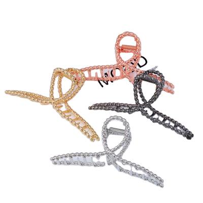 China Zinc Alloy Hair Claw Korean Women Hairpins Barrette Claw Clips For Women for sale