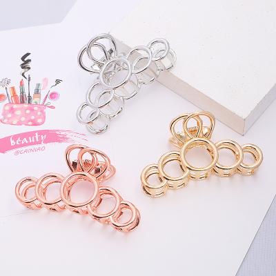 China Zinc Alloy Hair Claws Hot Selling Fashion Metal Hairpins Metal Hair Claws For Women And Girls for sale