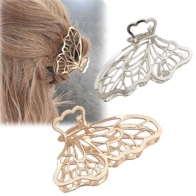 China New Simple Colorful Frosted Fashion Pins Metal Hair Claw Clip For Korean Hair Claw for sale