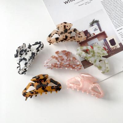 China Cellulose Acetate Hair Claw Hairpins Barrette Acrylic Acetate Hair Claw Clip Jewelry Rhinestone High Quality Slings for sale