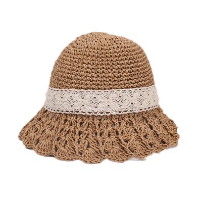 China Mat Grass Wholesale Summer Wide Brim Hats Beach Luxury Straw Hats For Women for sale