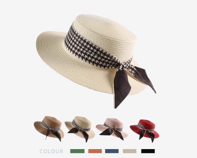 China Mat Grass Wholesale Summer Fashion Straw Beach Hats Straw Hats Luxury For Women for sale