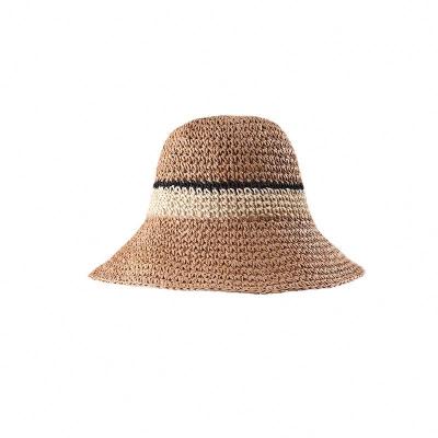 China Custom Mat Grass Holiday Straw Beach Hats Straw Hats Luxury For Women for sale