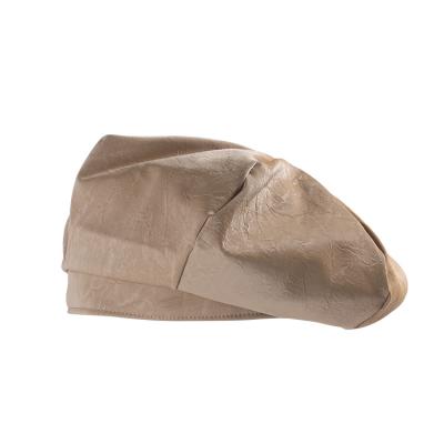 China Fashion Women Wool Beret Hats Female Leather Berets Hat For for sale