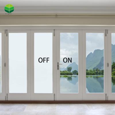 China Self Adhesive Electronic Switchable PDLC Film Smart Glass For Window Door Self Adhesive Film Smart Home en venta