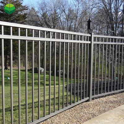 China Easily Assembled Custom Aluminum Walk Gate Gate Metal Garden Barrier Fence for sale