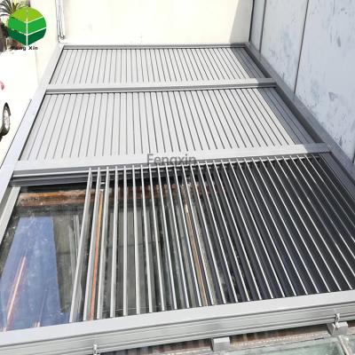 China Modern High Quality Outdoor Aluminum Sunshade Adjustable Shutter and Remote Control Awning Window Retractable for sale