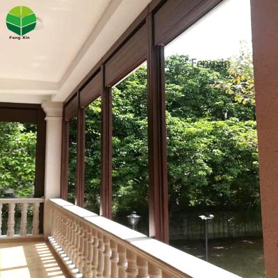 China Modern China Made Exterior Electric Remote Control Retractable Awning Roof Window Shutter for sale