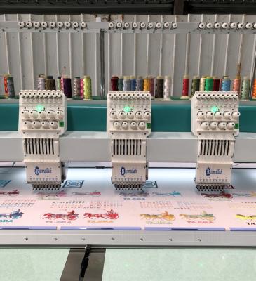 China Garment Shops Factory Price Replace Flat 9 Needles 15 Heads Embroidery Machine China for sale