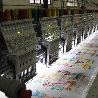 China High quality and anti-shock 12 heads Chenille/Towel+Sequin+Flat mixed embroidery machine price for sale