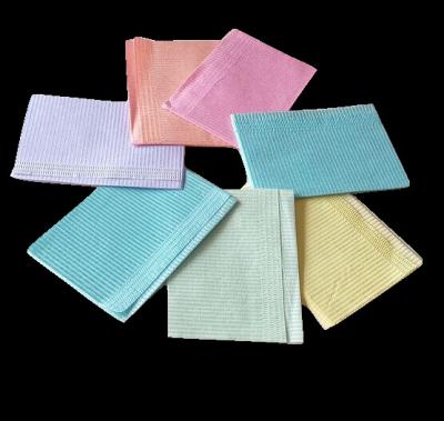 China Modern Medical Disposable Dental 3ply Bibs for sale