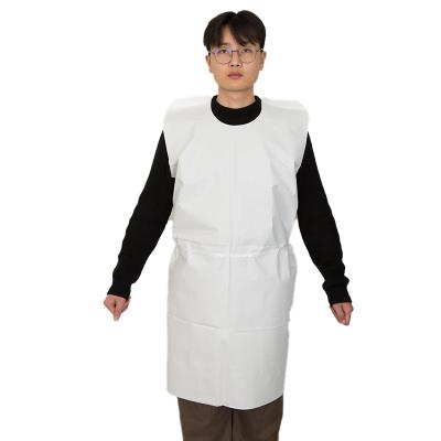 China Beauty Clinic Good Quality Medical White Examination Gown, Cloth/Poly/Cloth, White, Pack of 50 for sale