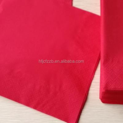 China Solid color colorful paper napkin for sale